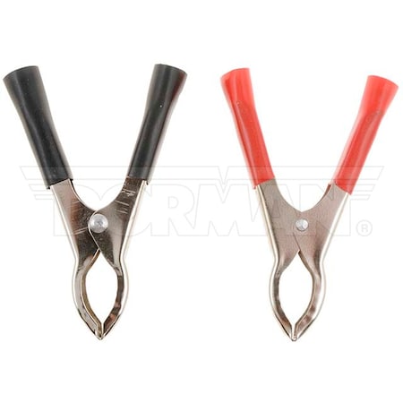 Motormite 30 Amp Red/Black Insulated Clamp Electrical Clam, 85678 85678